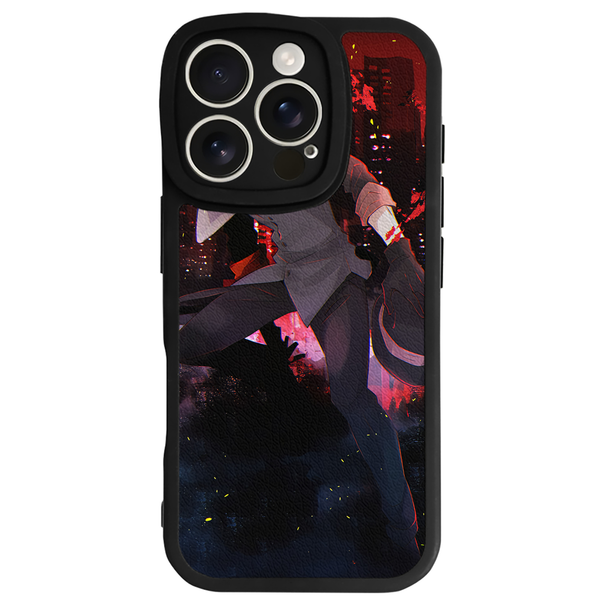 （画像用） 文豪ストレイドッグス Bungo Stray Dogs 【iPhone 16シリーズ対応】シリコンスマホケース（レザー調） 材質：シリコン